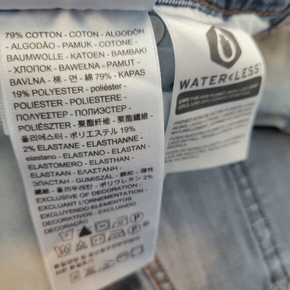 Levis 415 Womens Jeans 20W Plus Classic Boot Cut Medium Blue Denim Comfy BOO21E - Picture 9 of 10